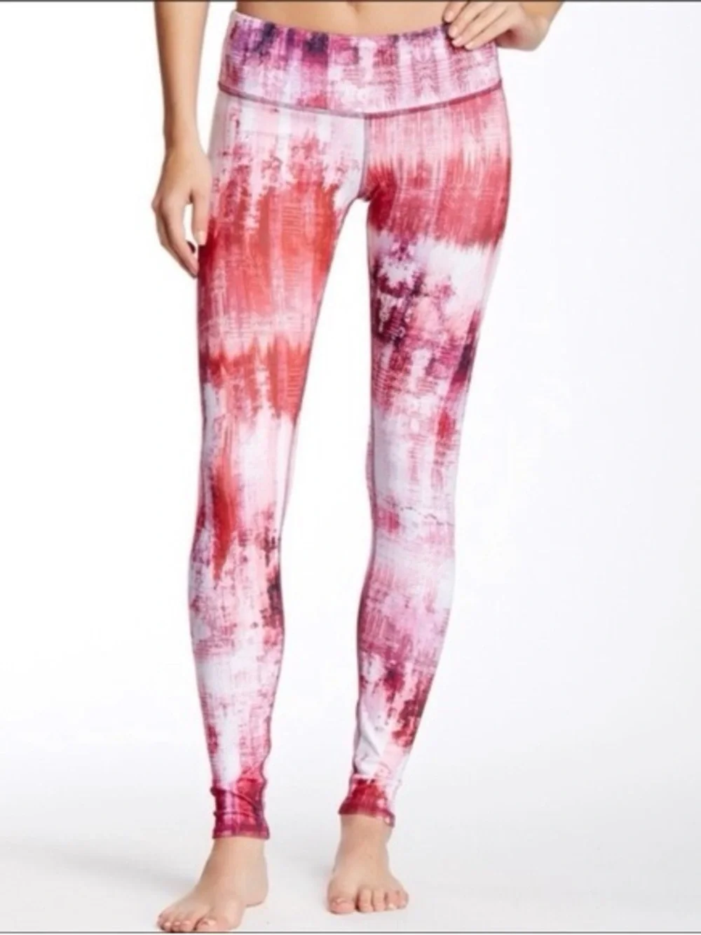 #46 ALO Yoga Pink Airbrush Dessert Sunset Leggings Size S